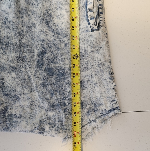 Thread & Supply Acid Wash Chambray Shirt Mini Dress Pockets Coastal Denim Xs - Picture 5 of 10